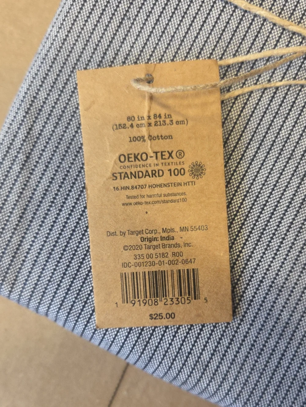 Levi’s Target Tablecloth Navy Blue White Stripe Levi 60